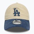 New Era Block Cord 9Twenty Los Angeles Dodgers baseball cap light beige 3