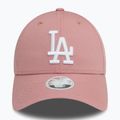 New Era League Essential 9Forty Los Angeles Dodgers dark pink baseball cap 2