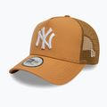 New Era League Essential Trucker New York Yankees baseball cap dark beige 3