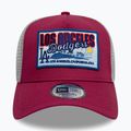 New Era MLB Patch Trucker Los Angeles Dodgers dark red baseball cap 2