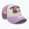 New Era Fruit Graphics Trucker New York Yankees dark pink baseball cap