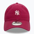 New Era Mini Washed 9Twenty New York Yankees dark red baseball cap 3