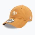 New Era Mini Washed 9Twenty Oakland Athletics dark beige baseball cap 2