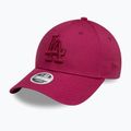 New Era Metallic Logo 9Forty Los Angeles Dodgers baseball cap dark red 2