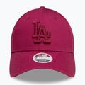 New Era Metallic Logo 9Forty Los Angeles Dodgers baseball cap dark red 3
