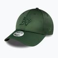 New Era Satin 9Forty Oakland Athletics baseball cap dark green 2