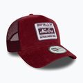 New Era NE Patch Cord Trucker dark red baseball cap