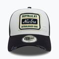 New Era NE Patch Distressed Trucker cap white 2