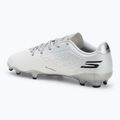 Children's football boots SKECHERS Razor 1.5 Youth Jr FG white/silver 3