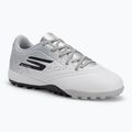 Children's football boots SKECHERS Razor 1.5 Youth Jr TF white/silver