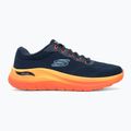 SKECHERS men's shoes Arch Fit 2.0 navy leather/multi trim 2