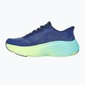 Women's SKECHERS Max Cushioning Endeavour Hallandale navy/lime running shoes 3