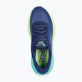 Women's SKECHERS Max Cushioning Endeavour Hallandale navy/lime running shoes 5