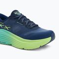 Women's SKECHERS Max Cushioning Endeavour Hallandale navy/lime running shoes 7