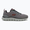 Men's shoes Skechers Track Leshur charcoal/orange 2