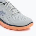 Men's shoes SKECHERS Summits Torre gray/orange 7