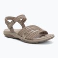 Women's sandals SKECHERS Reggae Slim Coffee Run gray