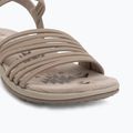 Women's sandals SKECHERS Reggae Slim Coffee Run gray 7