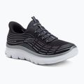 Women's shoes SKECHERS Summits Plus Soft Luster charcoal/silver