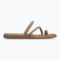 Women's slides Crocs Miami Toe Loop Sandal milk chocolate 2