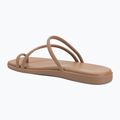 Women's slides Crocs Miami Toe Loop Sandal milk chocolate 3