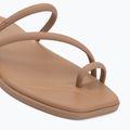 Women's slides Crocs Miami Toe Loop Sandal milk chocolate 7