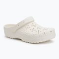 Crocs Classic Floral Cutout Clog chalk flip-flops