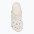 Crocs Classic Floral Cutout Clog chalk flip-flops 6
