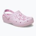 Crocs Classic Floral Cutout Clog pink milk
