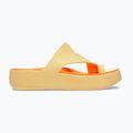 Women's flip-flops Crocs Getaway Platform Toe Loop golden hour