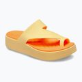 Women's flip-flops Crocs Getaway Platform Toe Loop golden hour 2