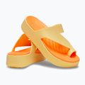 Women's flip-flops Crocs Getaway Platform Toe Loop golden hour 3