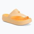 Women's flip-flops Crocs Getaway Platform Toe Loop golden hour