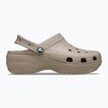 Women's slides Crocs Classic Platform Clog taupe 2
