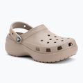 Women's slides Crocs Classic Platform Clog taupe 2