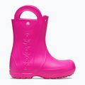 Children's wellingtons Crocs Handle It Rain Boot Kids pink crush 2