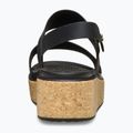 Women's Crocs Brooklyn Cork Low Wedge sandals black/black 3