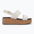 Women's Crocs Brooklyn Cork Low Wedge chalk sandals 2
