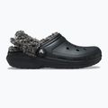 Slides Crocs Classic Fleece Lined black