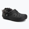 Slides Crocs Classic Fleece Lined black 2