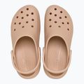 Women's slides Crocs Classic Platform Clog pink caramel 5