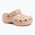 Women's slides Crocs Classic Platform Clog pink caramel