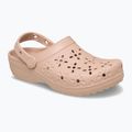 Slides Crocs Classic Floral Cutout Clog pink caramel