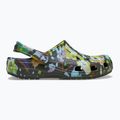 Slides Crocs Classic Painted Floral black sand 10