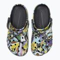 Slides Crocs Classic Painted Floral black sand 6