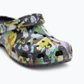 Slides Crocs Classic Painted Floral black sand 8