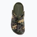 Slides Crocs Classic Camouflage army green/multi 6