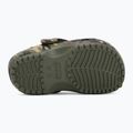 Children's slides Crocs Classic Camouflage Toddler army green/multi 5