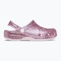 Children's slides Crocs Classic Chunky Glitter pink milk 10