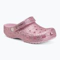 Children's slides Crocs Classic Chunky Glitter pink milk